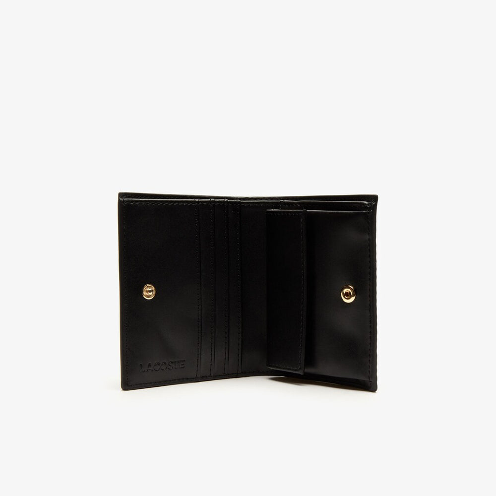 Wo  Chantaco Leather Bi-fold Wallet with Coin Purse | Lacoste Womens