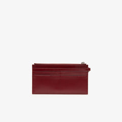 Wo  Chantaco Piqué Leather Zip Coin Pouch | Lacoste Womens