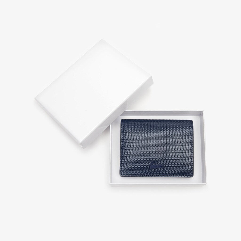 Wo  Chantaco Nœud Small Piqué Leather Snap Coin Pouch | Lacoste Womens