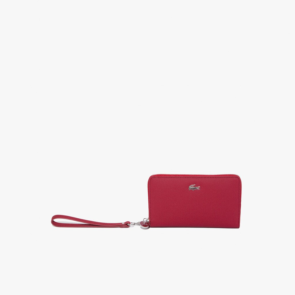 Wo  Daily Classic Coated Canvas Wristlet Wallet | Lacoste Womens