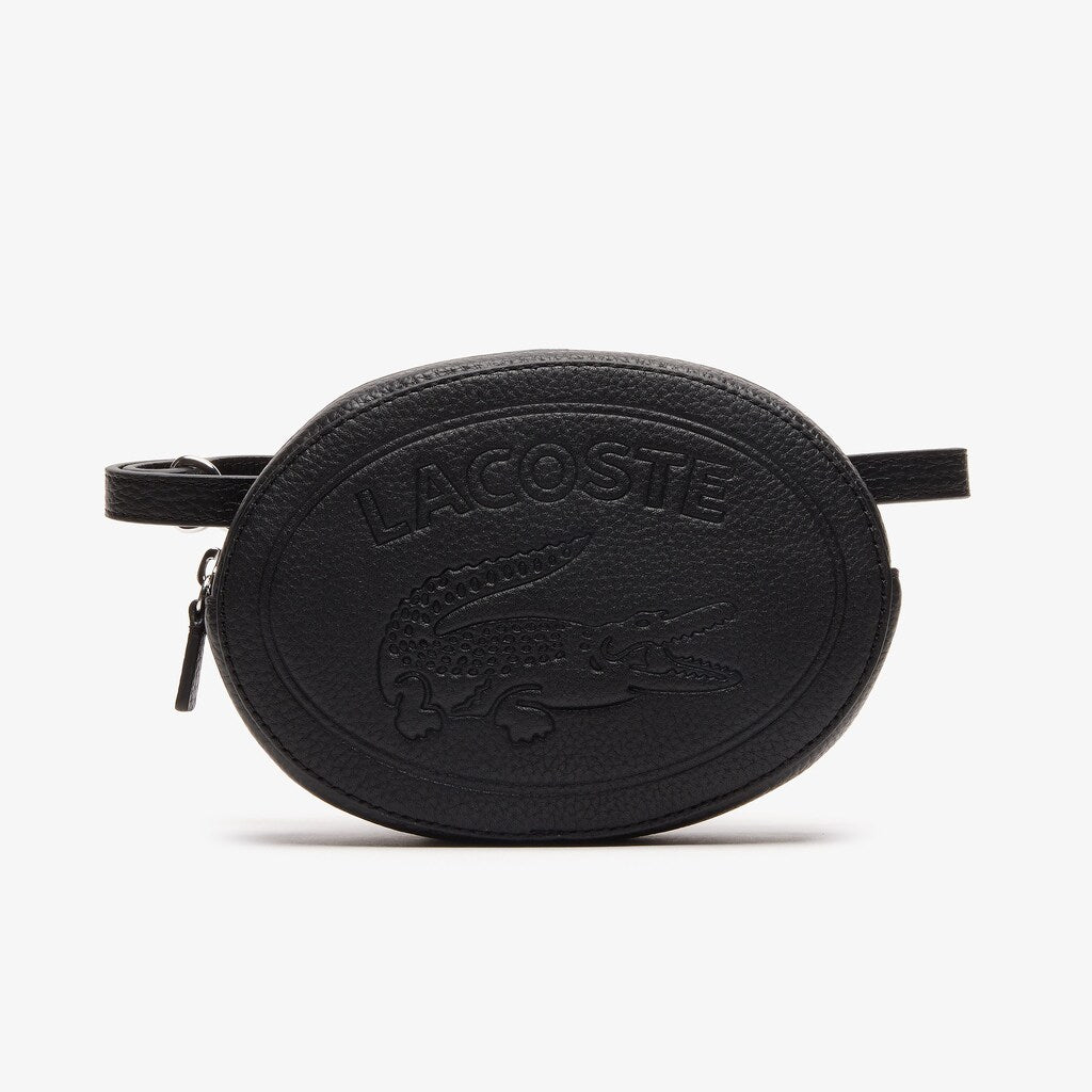 Wo  Croco Crew Grained Leather Oval Belt Bag | Lacoste Womens