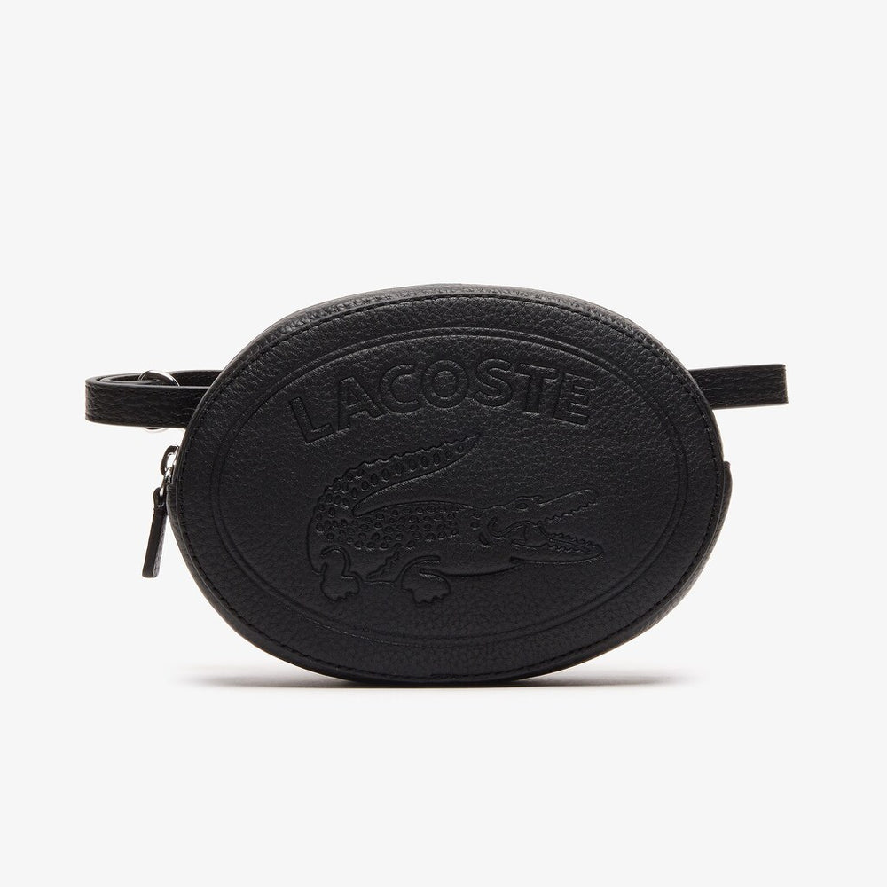 Wo  Croco Crew Grained Leather Oval Belt Bag | Lacoste Womens