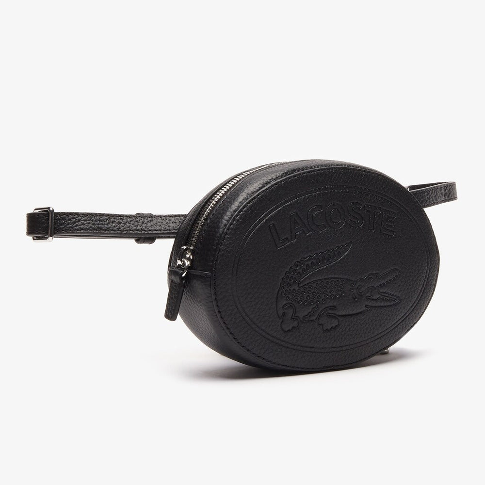 Wo  Croco Crew Grained Leather Oval Belt Bag | Lacoste Womens
