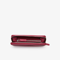 Wo  Croco Crew Grained Leather Zip Wallet | Lacoste Womens