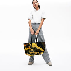 Wo  Robert George Large Coated Print Canvas Tote Bag | Lacoste Womens