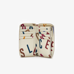 Wo  Daily Classic Printed Coated Canvas Wristlet Wallet | Lacoste Womens