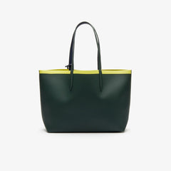 Wo  Anna Reversible Contrast Band Coated Canvas Tote Bag | Lacoste Womens
