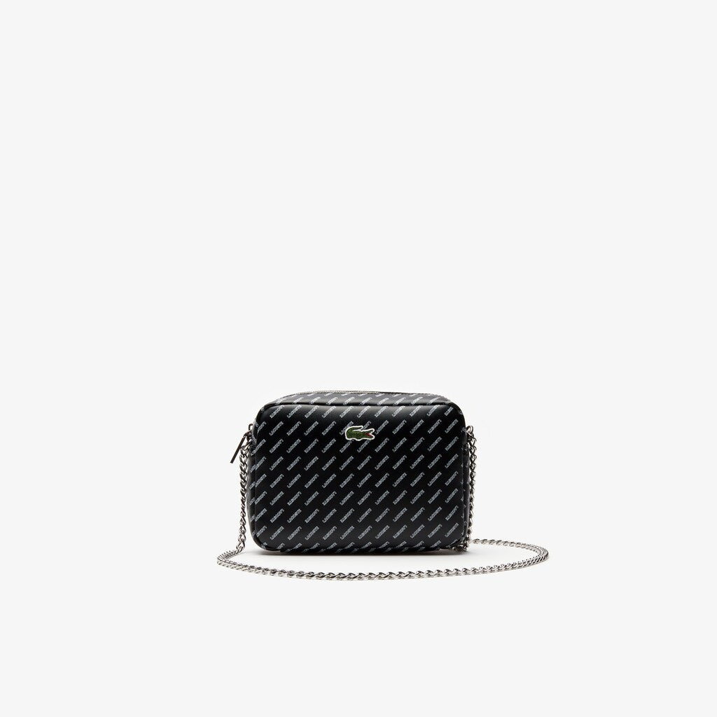 Wo  Lacoste LIVE Coated Print Canvas Shoulder Bag | Lacoste Womens