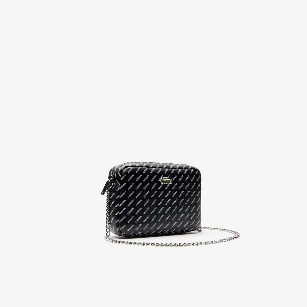 Wo  Lacoste LIVE Coated Print Canvas Shoulder Bag | Lacoste Womens