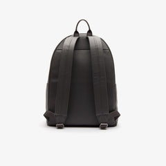 L.12.12 Casual Embossed Lettering Leather Backpack | Lacoste Mens