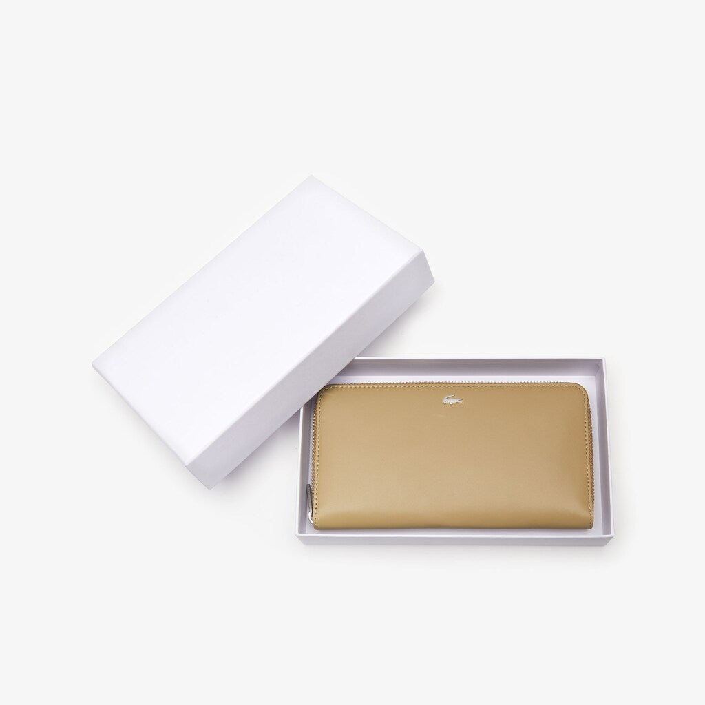 Fitzgerald Zip Colorblock Leather 6 Card Wallet | Lacoste Mens
