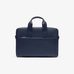 Chantaco Matte Piqué Leather Computer Bag | Lacoste Mens