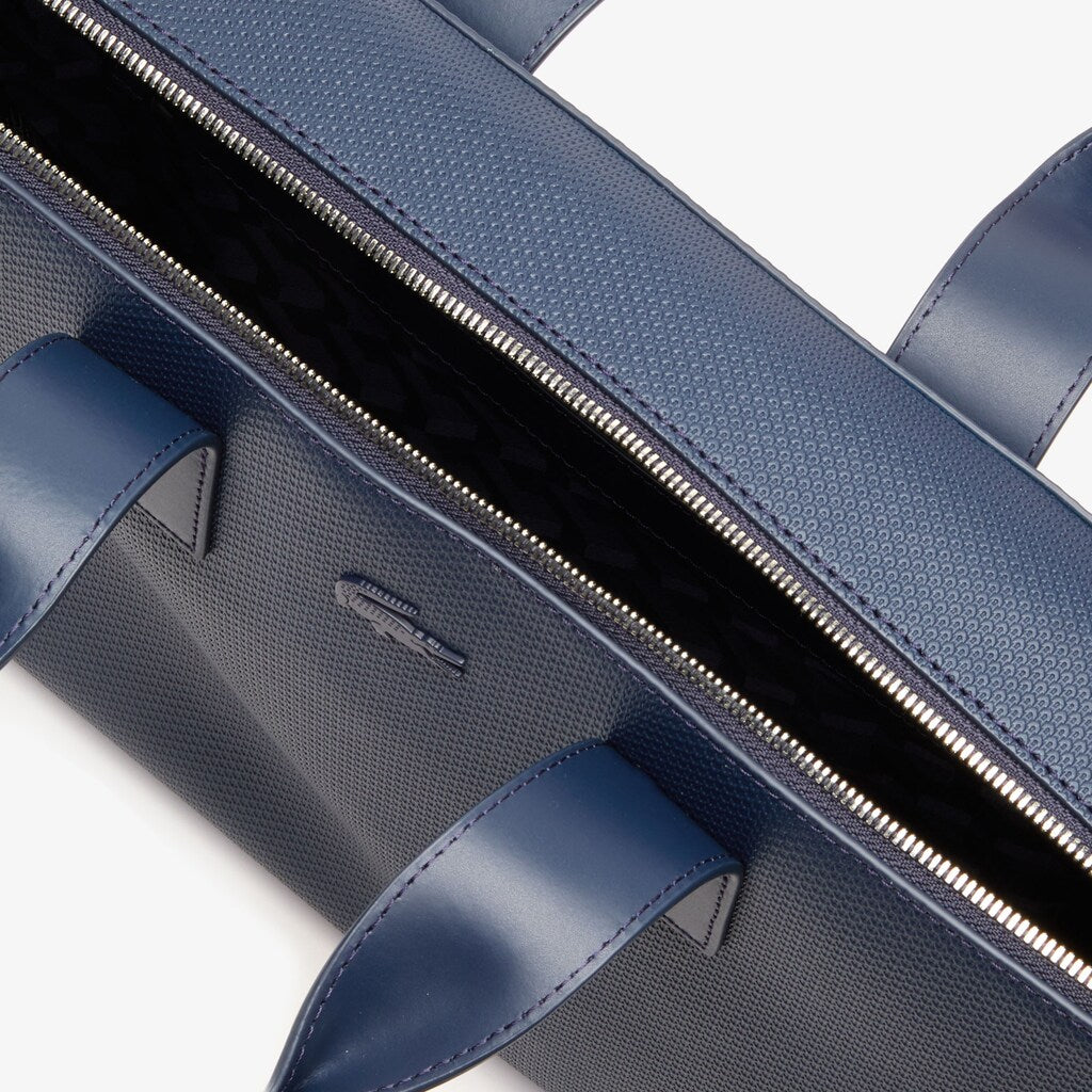 Chantaco Matte Piqué Leather Computer Bag | Lacoste Mens