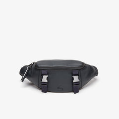Altitude Grained Leather Zip Fanny Pack | Lacoste Mens