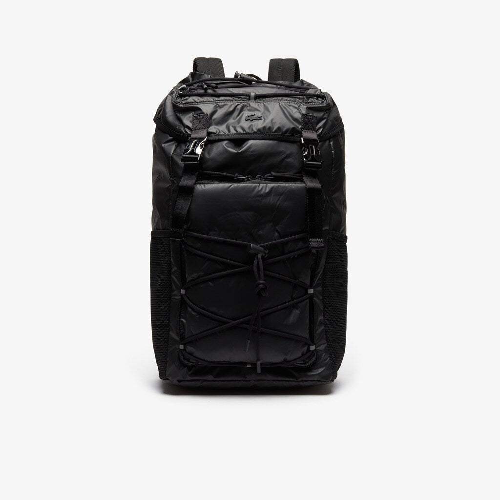 Altitude Drawstring Flap Nylon Backpack | Lacoste Mens