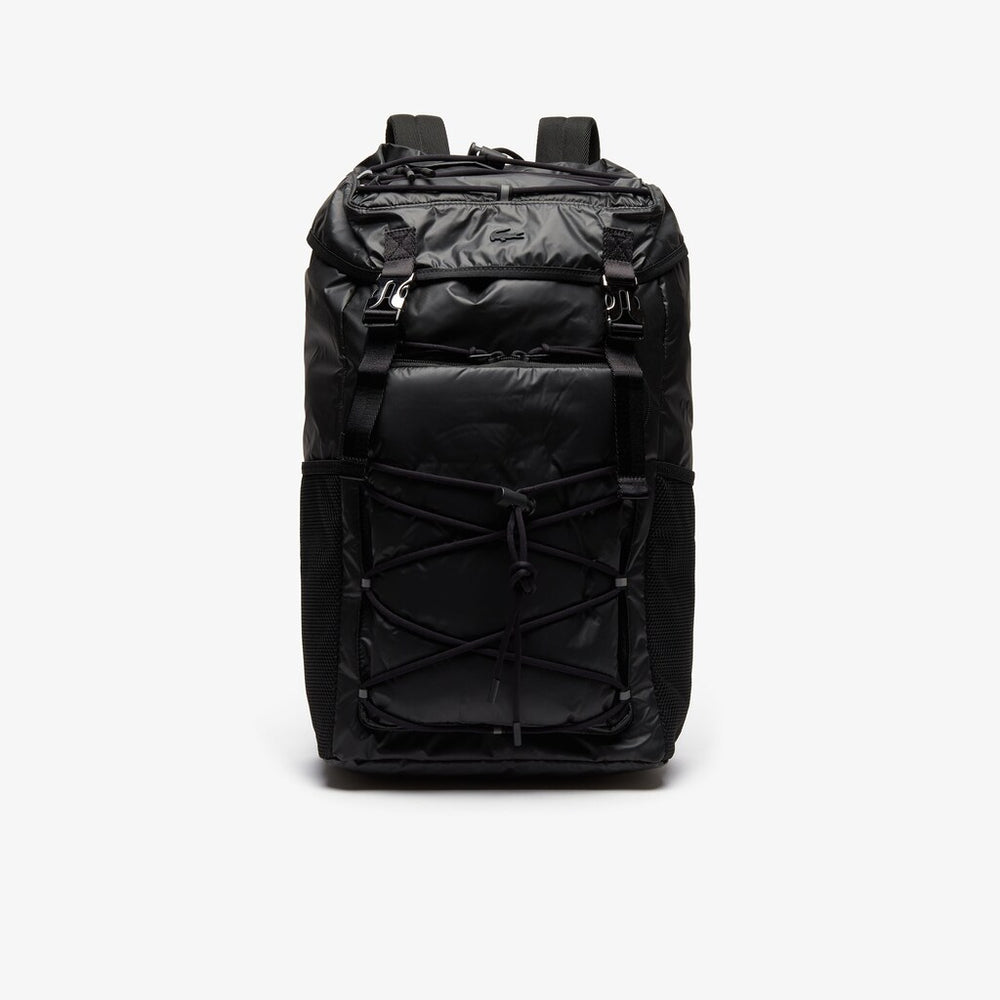 Altitude Drawstring Flap Nylon Backpack | Lacoste Mens