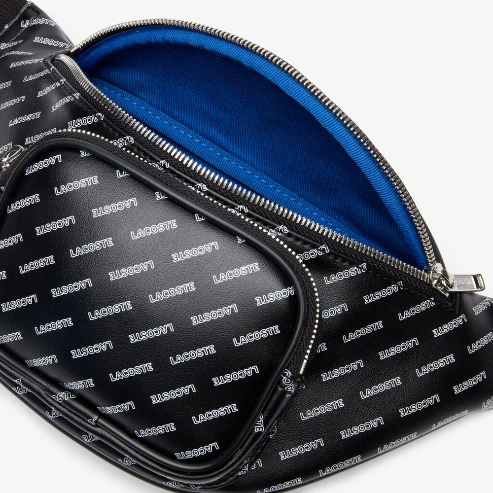 Lacoste LIVE Coated Print Canvas Belt Bag | Lacoste Mens