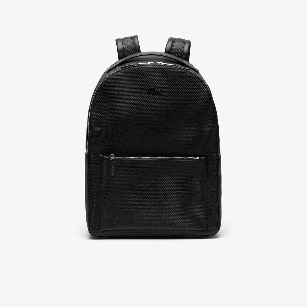 Chantaco Soft Leather Zip Backpack | Lacoste Mens