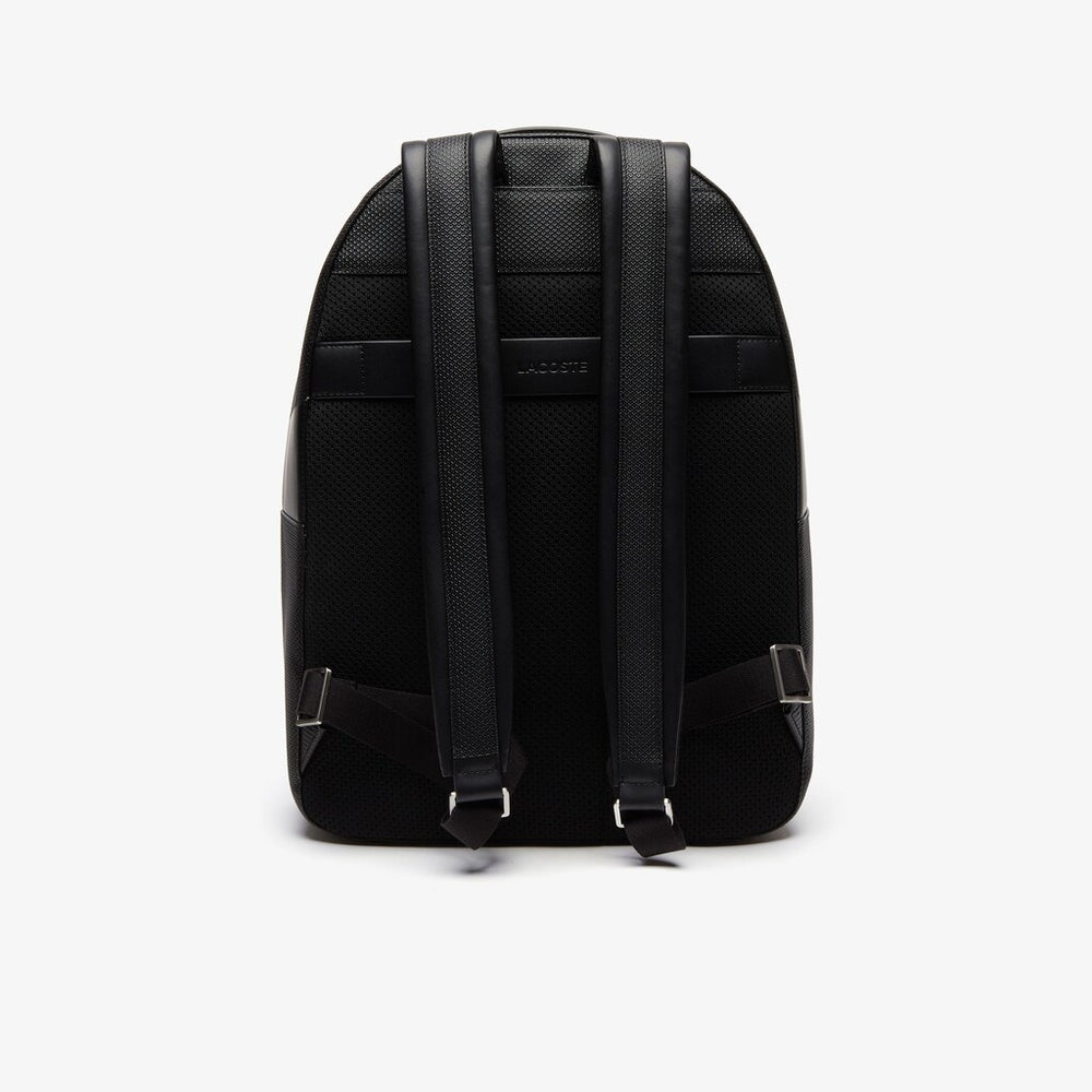 Chantaco Soft Leather Zip Backpack | Lacoste Mens