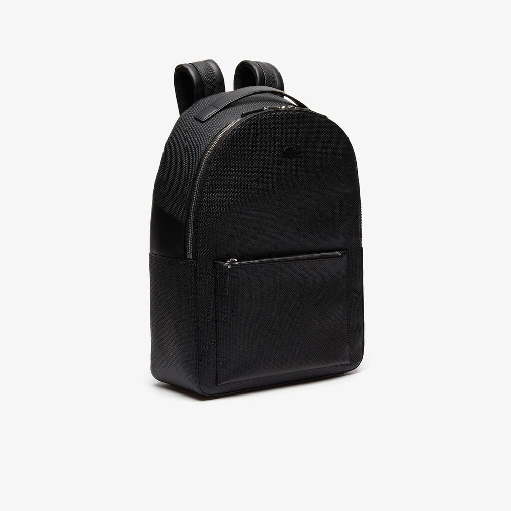 Chantaco Soft Leather Zip Backpack | Lacoste Mens