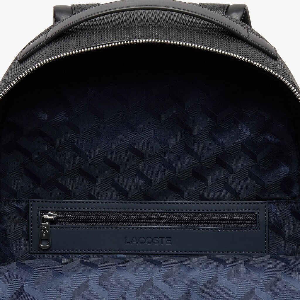 Chantaco Soft Leather Zip Backpack | Lacoste Mens