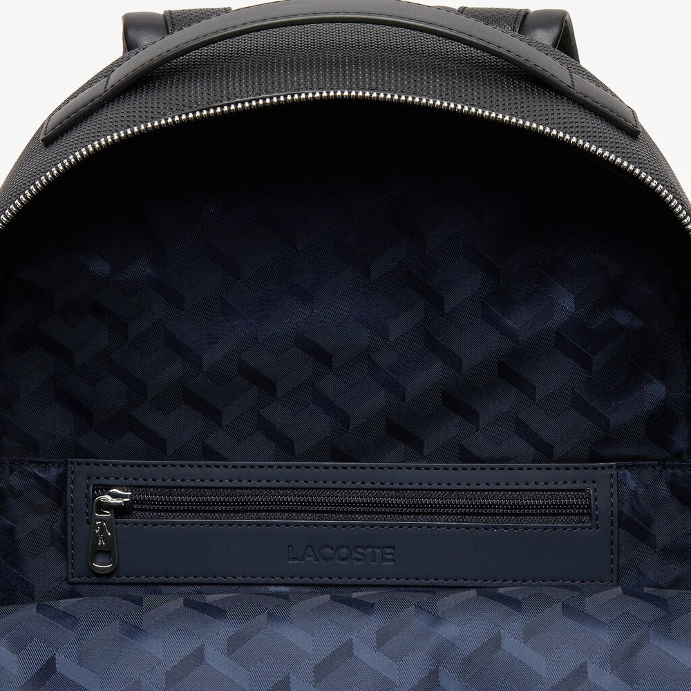 Chantaco Soft Leather Zip Backpack | Lacoste Mens