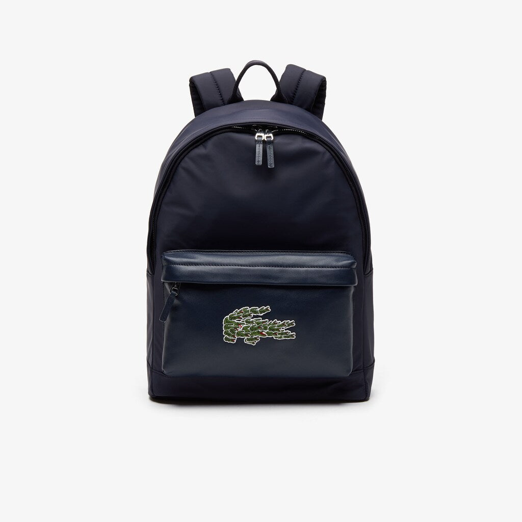L.12.12 Croco Magic Leather and Canvas Backpack | Lacoste Mens