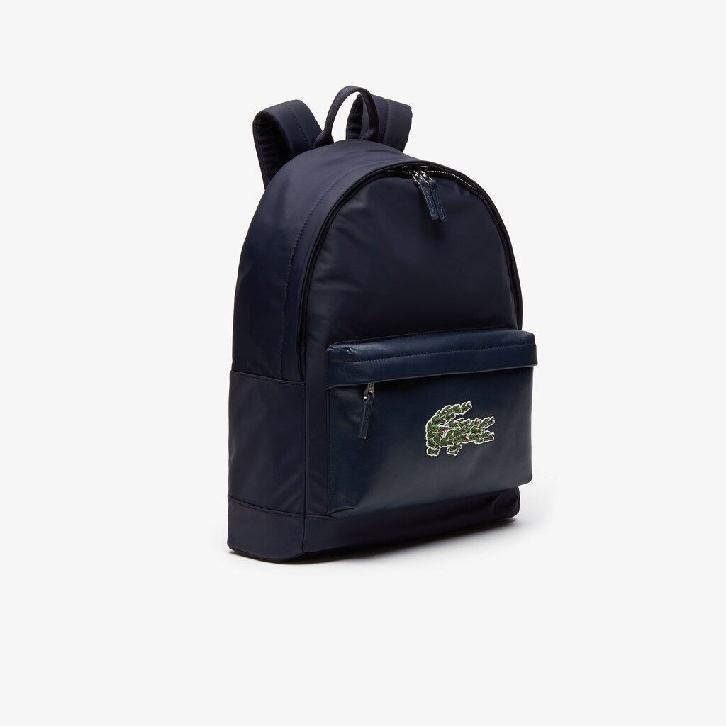 L.12.12 Croco Magic Leather and Canvas Backpack | Lacoste Mens