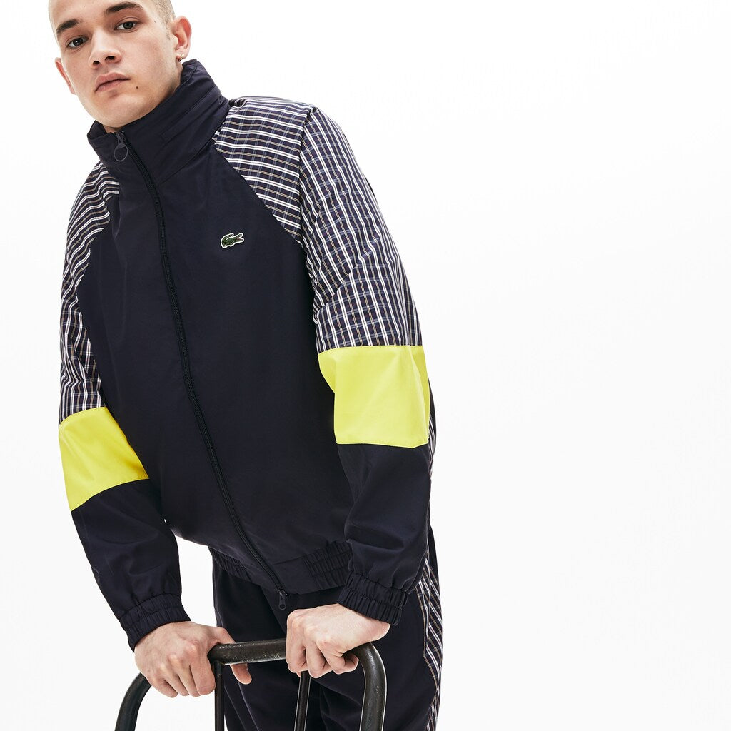 Unisex LIVE Patchwork Track Jacket | Lacoste Mens