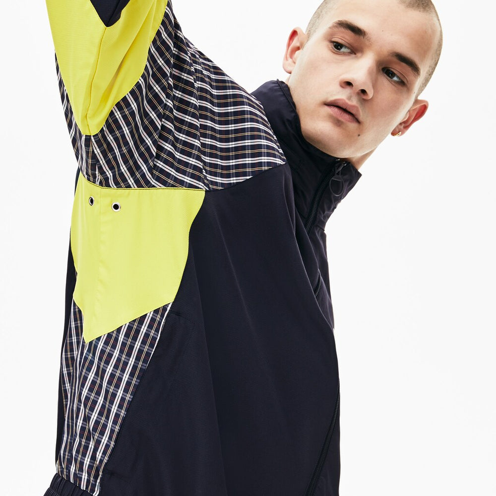 Unisex LIVE Patchwork Track Jacket | Lacoste Mens