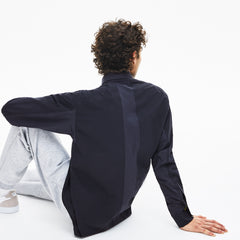 Motion Ergonomic Paneled Stretch Cotton Shirt | Lacoste Mens