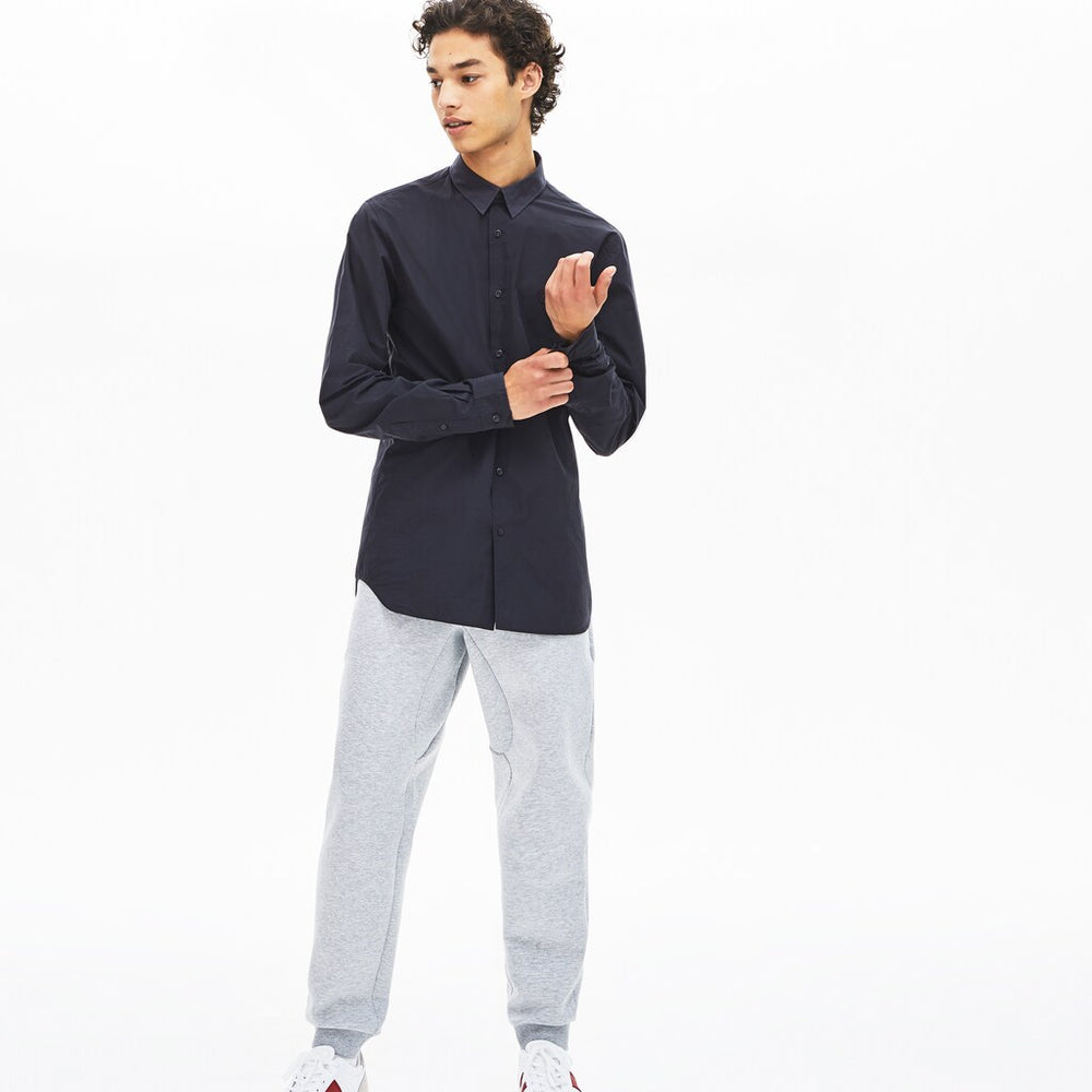 Motion Ergonomic Paneled Stretch Cotton Shirt | Lacoste Mens