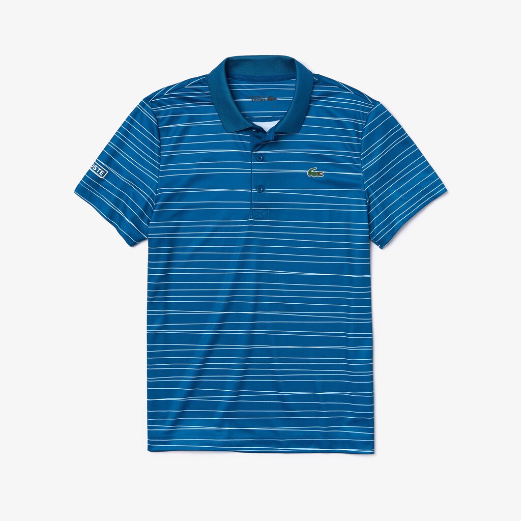 SPORT Striped Breathable Piqué Tennis Polo | Lacoste Mens