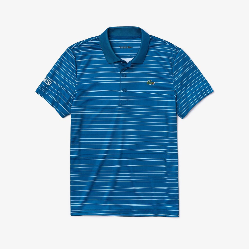 SPORT Striped Breathable Piqué Tennis Polo | Lacoste Mens