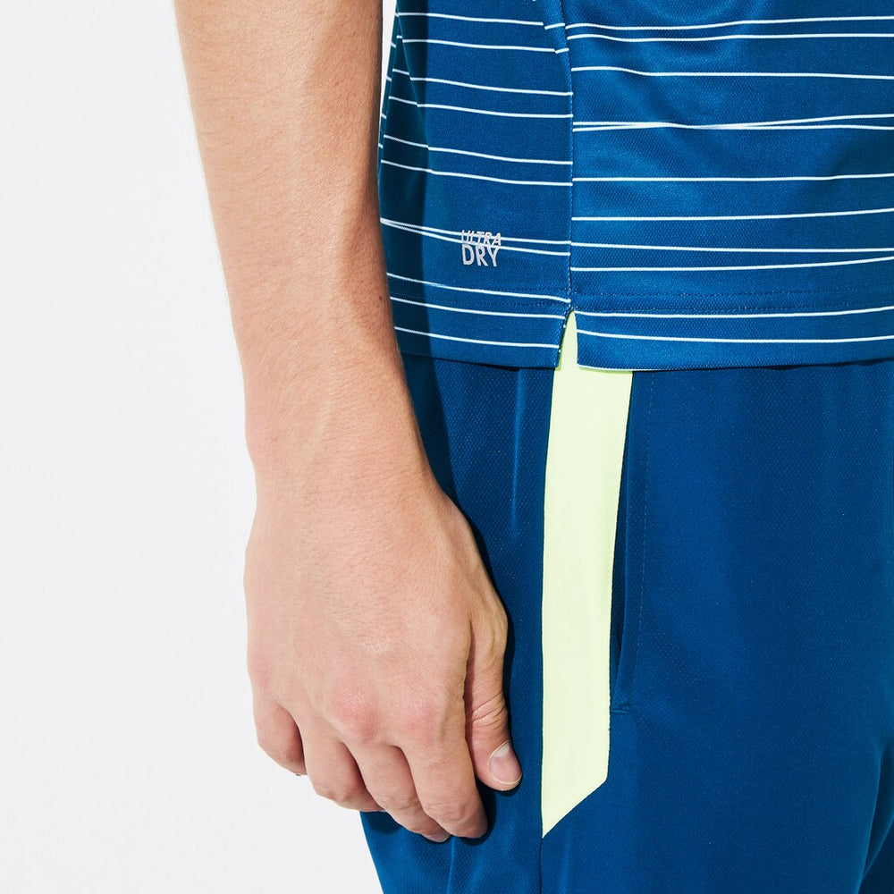 SPORT Striped Breathable Piqué Tennis Polo | Lacoste Mens