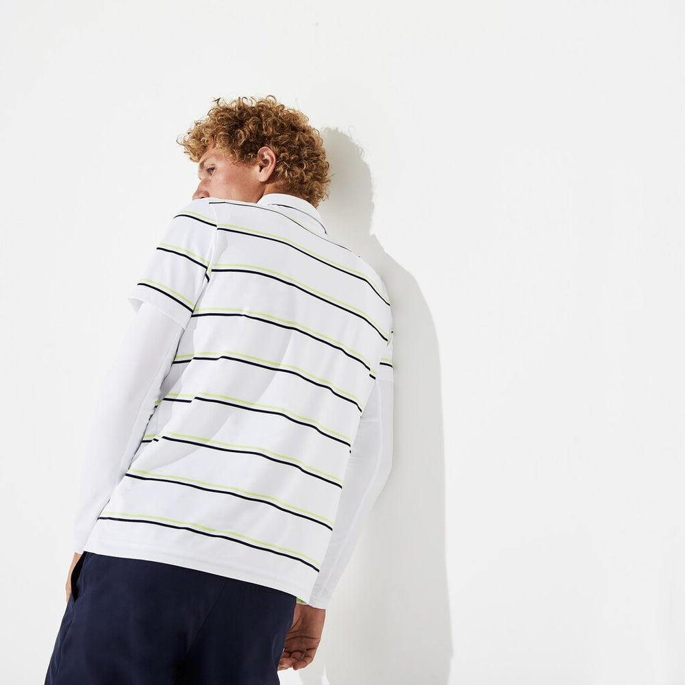 SPORT Striped Breathable Jersey Golf Polo | Lacoste Mens