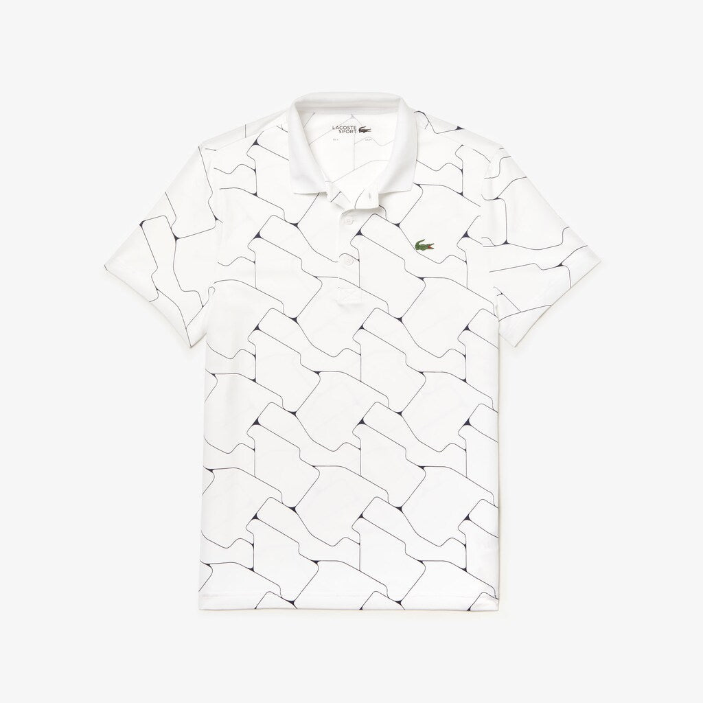 SPORT Print Breathable Stretch Jersey Golf Polo | Lacoste Mens