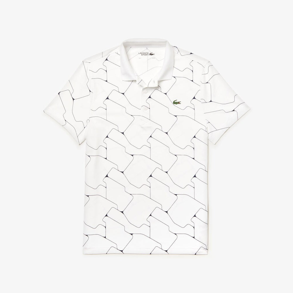 SPORT Print Breathable Stretch Jersey Golf Polo | Lacoste Mens