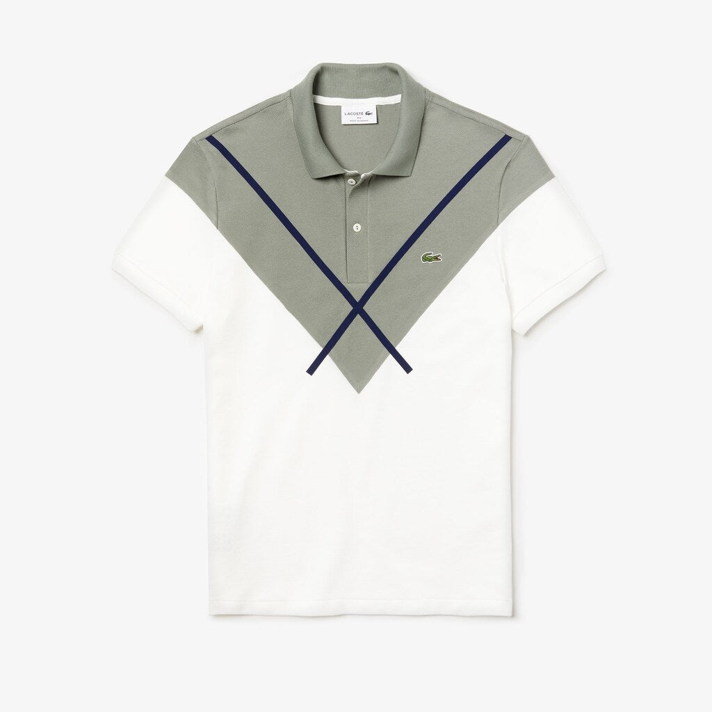 Made In France Jacquard Cotton Piqué Polo Shirt | Lacoste Mens