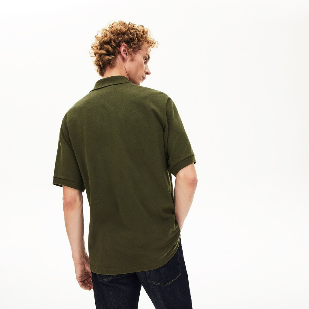 L.12.12 Off-Center Stripe Cotton Piqué Polo | Lacoste Mens