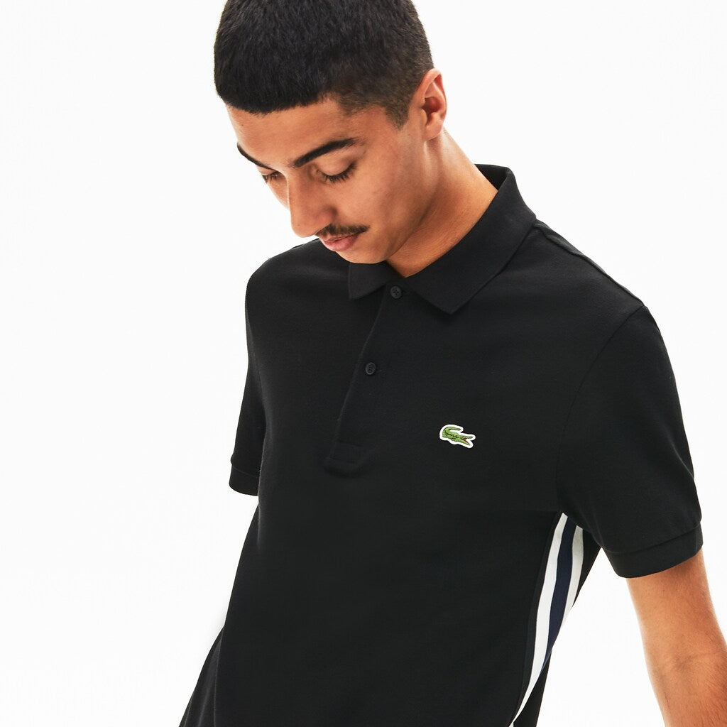Short Sleeve Side Stripe Pique Polo | Lacoste Mens