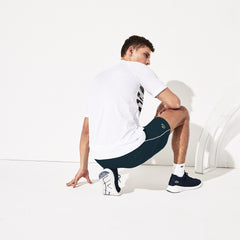 SPORT Novak Djokovic Stretch Print Jersey Polo | Lacoste Mens