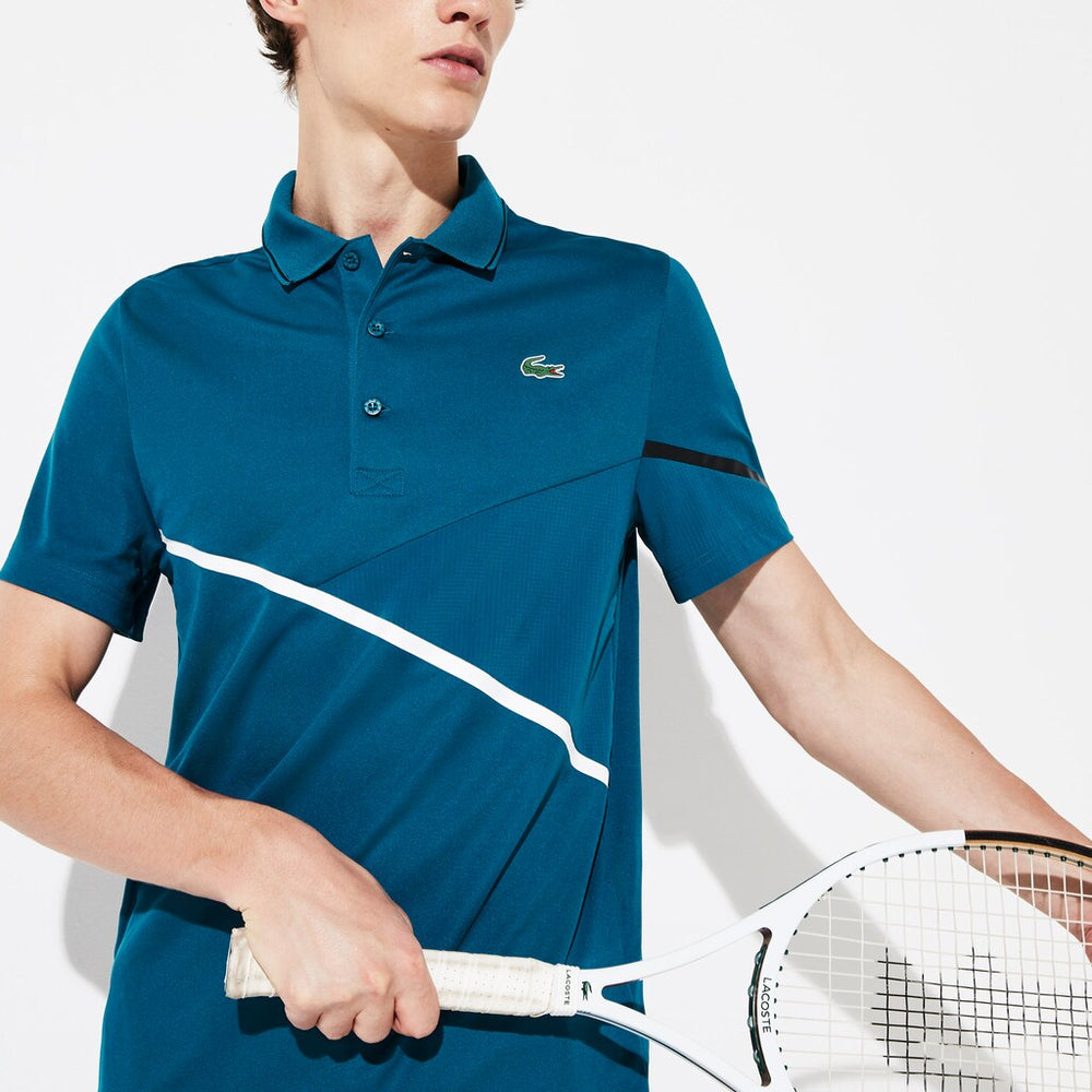 SPORT Mesh-Paneled Piqué Tennis Polo | Lacoste Mens