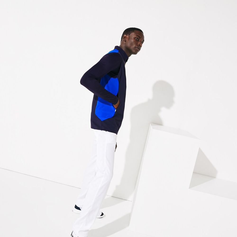 SPORT Stretch Zip Golf Rain Vest | Lacoste Mens