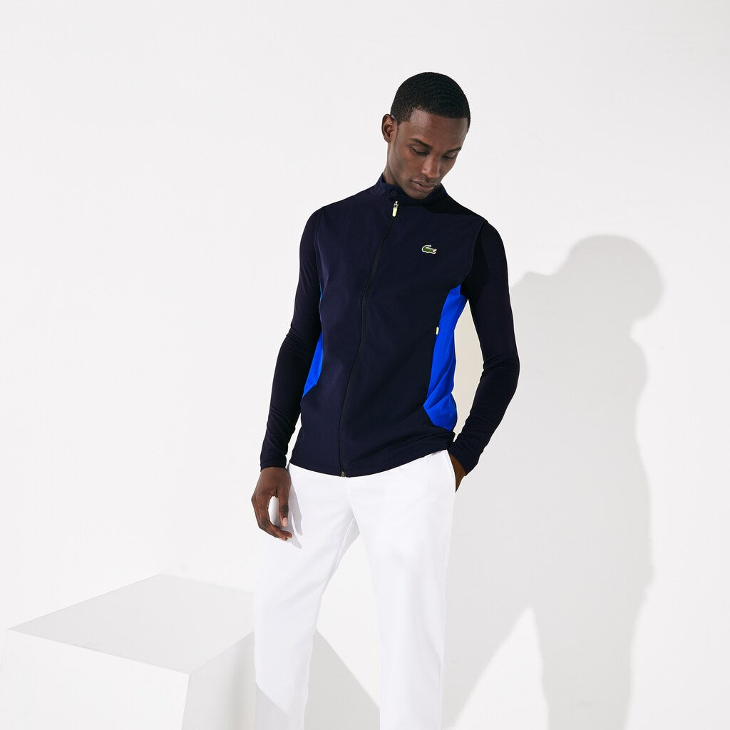 SPORT Stretch Zip Golf Rain Vest | Lacoste Mens