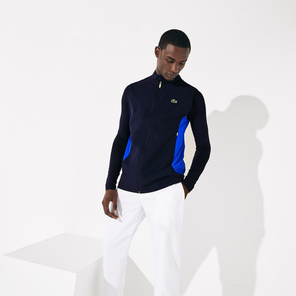 SPORT Stretch Zip Golf Rain Vest | Lacoste Mens