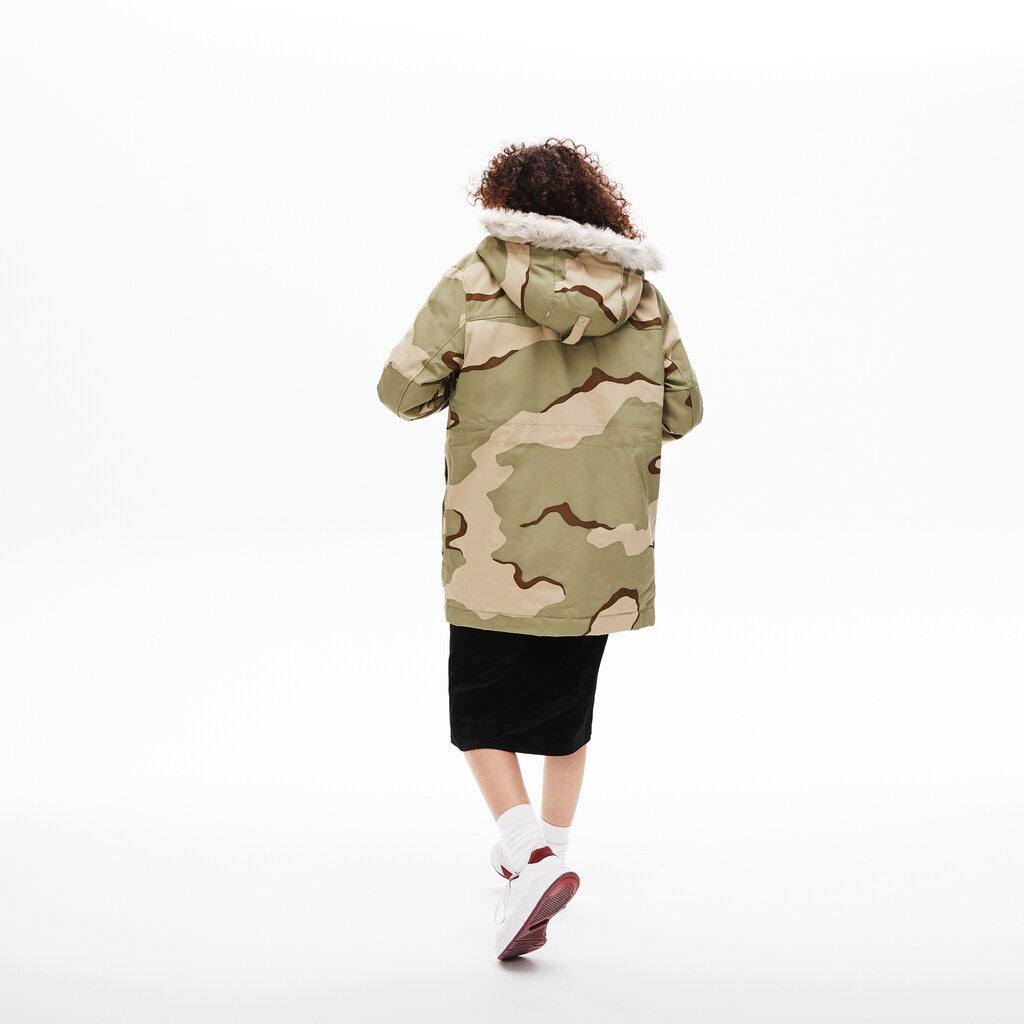 Unisex Lacoste LIVE Faux Fur Hooded Parka | Lacoste Mens
