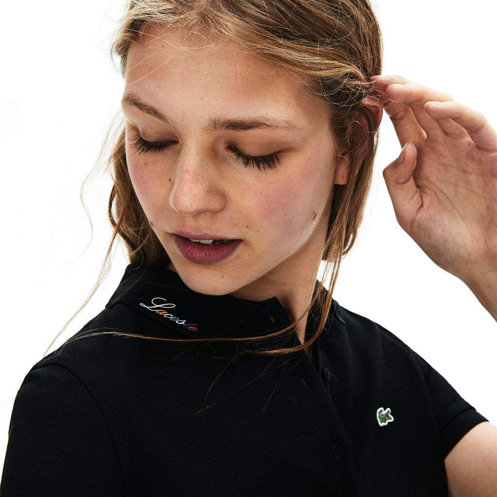 Wo  Rainbow Script Collar Polo Dress | Lacoste Womens