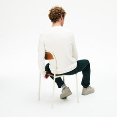 Crewneck Texturized Cotton Sweater | Lacoste Mens