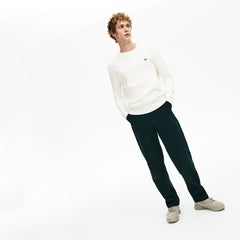 Crewneck Texturized Cotton Sweater | Lacoste Mens